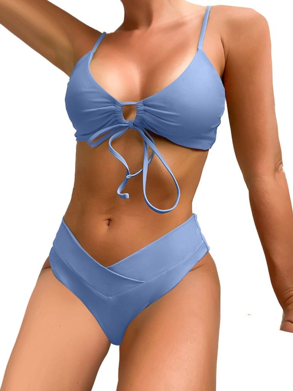 SherryDC Women's 2 Piece Swismuit V Cut Bikini
